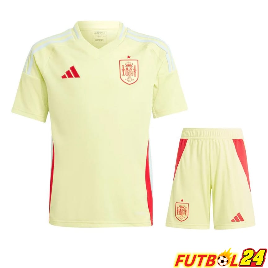 Camisetas Nacional España Segunda + Cortos UEFA Euro 2024