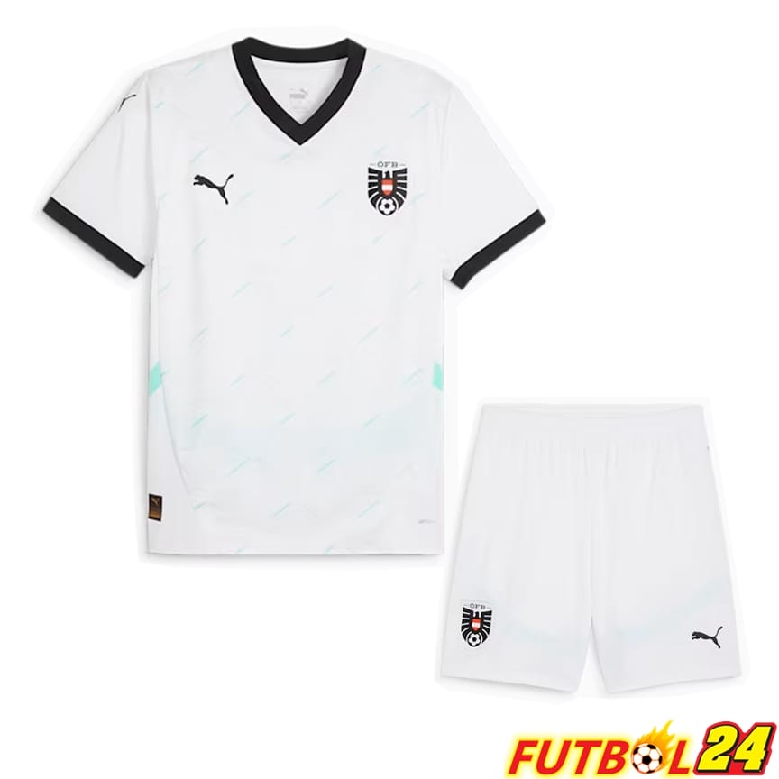 Camisetas Nacional Austria Segunda + Cortos 2024/2025