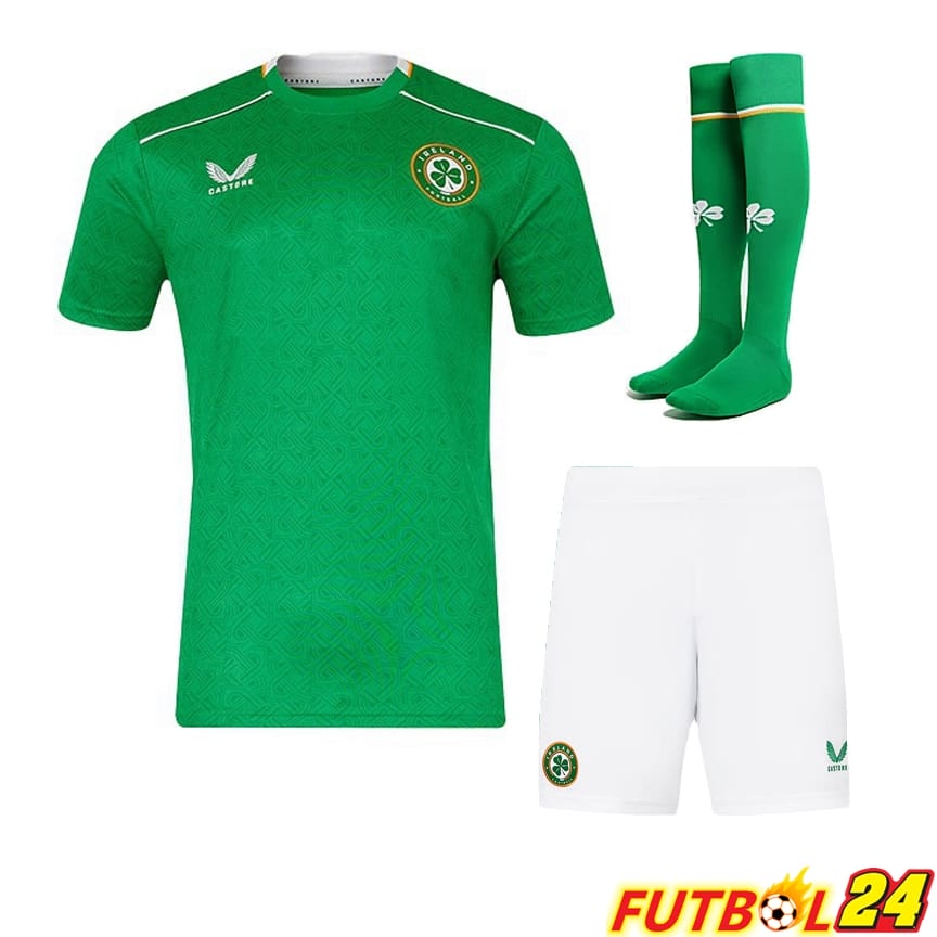 Camisetas Nacional Irlanda Primera (Cortos + Calcetines) 2024/2025