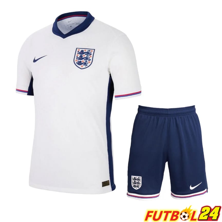 Camisetas Nacional Inglaterra Primera + Cortos UEFA Euro 2024