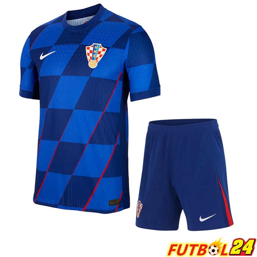 Camisetas Nacional Croacia Segunda + Cortos 2024/2025