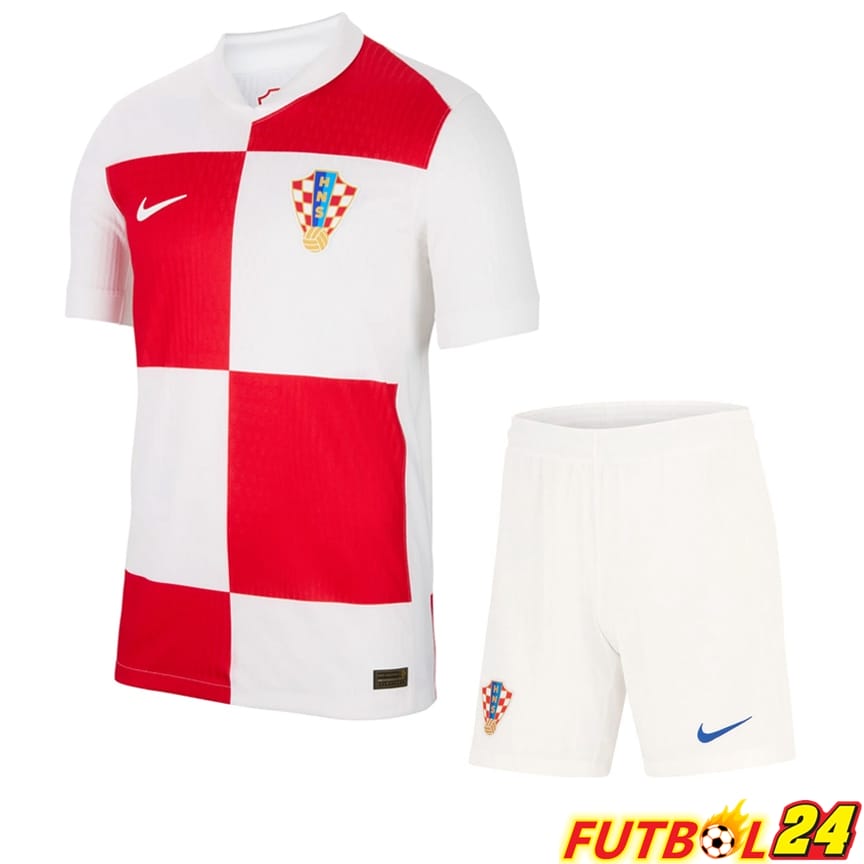 Camisetas Nacional Croacia Primera + Cortos 2024/2025