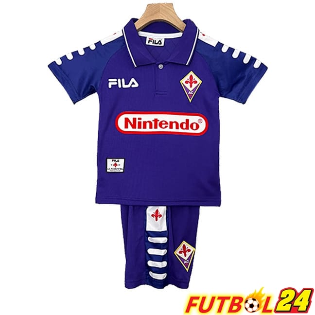Camisetas De Futbol ACF Fiorentina Retro Ninos Primera 1998/1999
