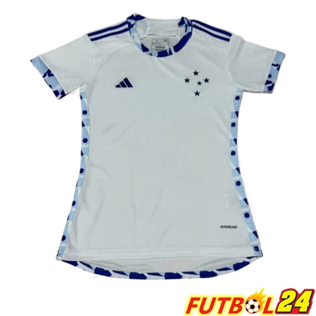 Camisetas De Futbol Cruzeiro Mujer Segunda 2024/2025