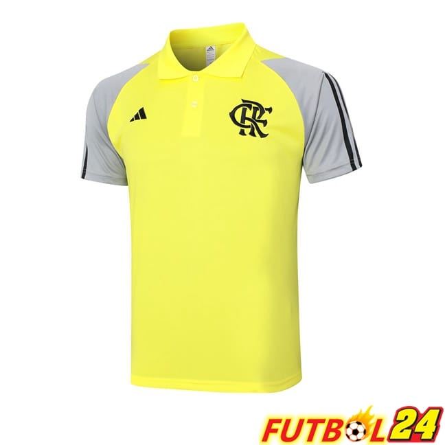 Camiseta Polo Flamengo Amarillo 2024/2025