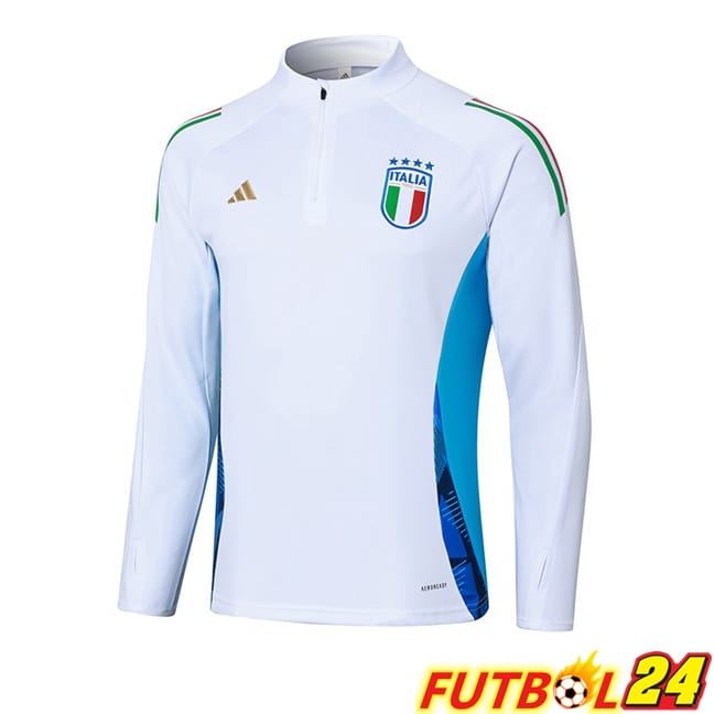 Sudadera De Entrenamiento Italia Blanco 2024/2025