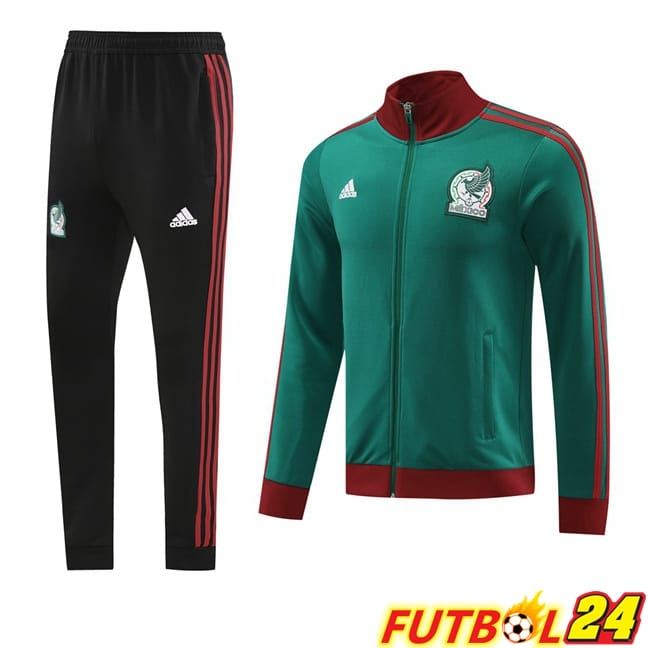 Chandal Equipos De Futbol - Chaqueta México Verde 2024/2025
