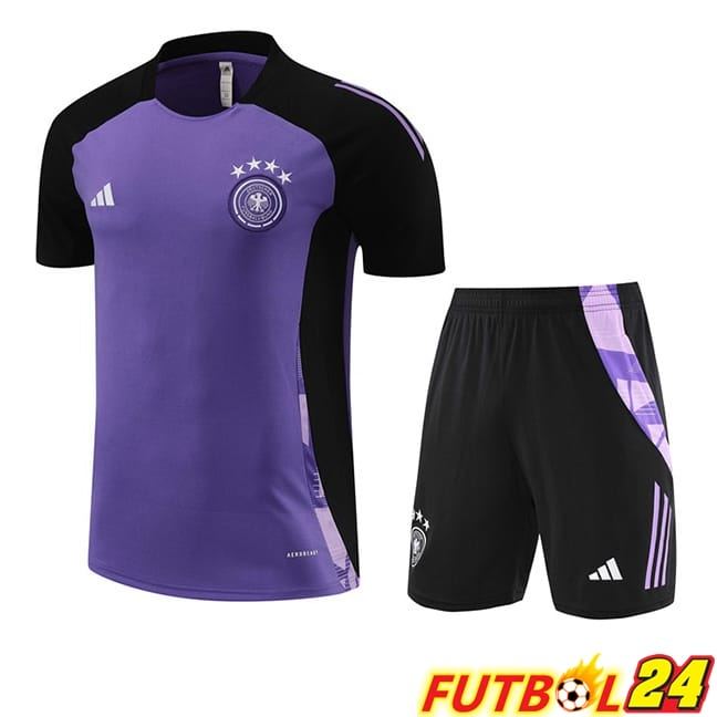 Camiseta Entrenamiento Alemania + Cortos Púrpura 2024/2025