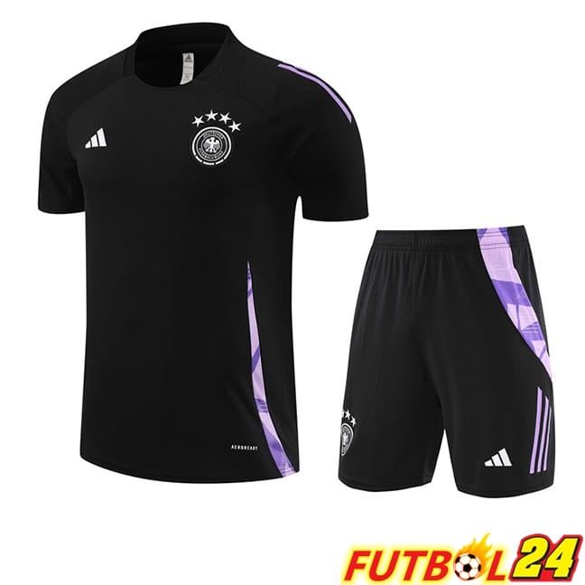 Camiseta Entrenamiento Alemania + Cortos Negro 2024/2025
