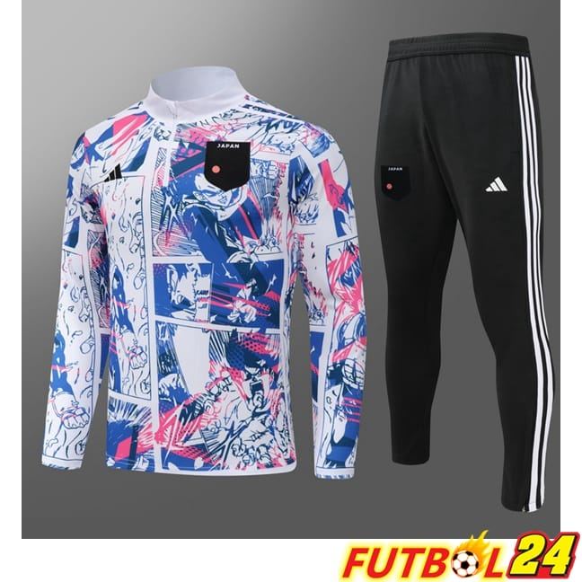 Chandal Equipos De Futbol Japon Ninos Blanco 2024/2025