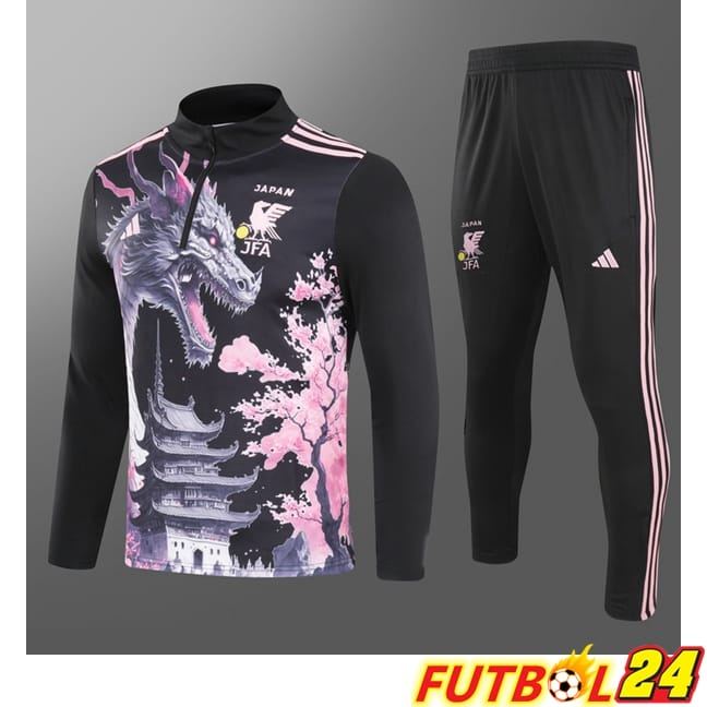 Chandal Equipos De Futbol Japon Ninos Negro 2024/2025