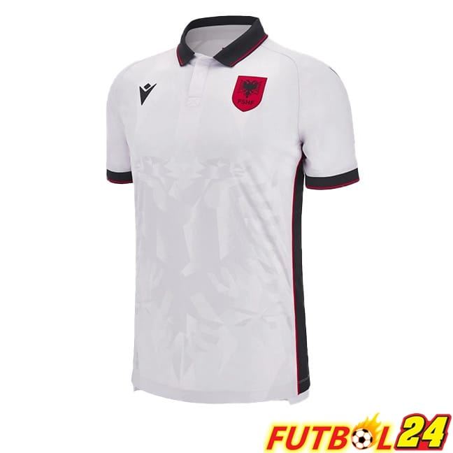 Camisetas De Futbol Albania Segunda Blanco UEFA Euro 2024