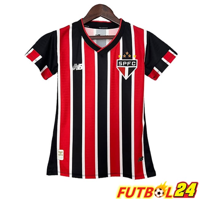 Camisetas De Futbol Sao Paulo FC Mujer Segunda 2024/2025