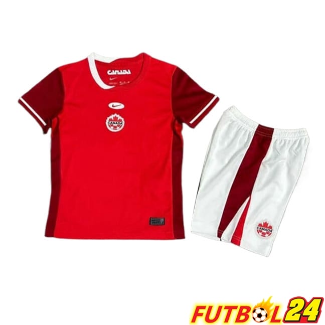 Camisetas De Futbol Canada Ninos Primera 2024/2025