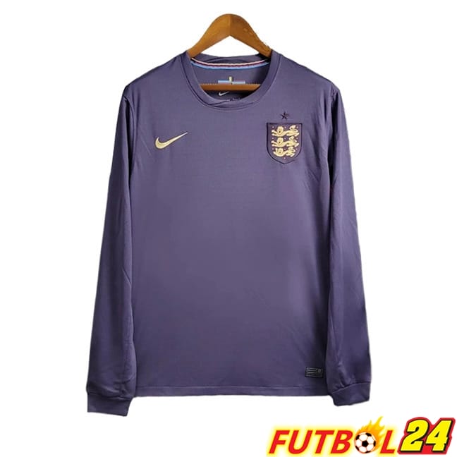 Camisetas De Futbol Inglaterra Segunda Manga Larga UEFA Euro 2024