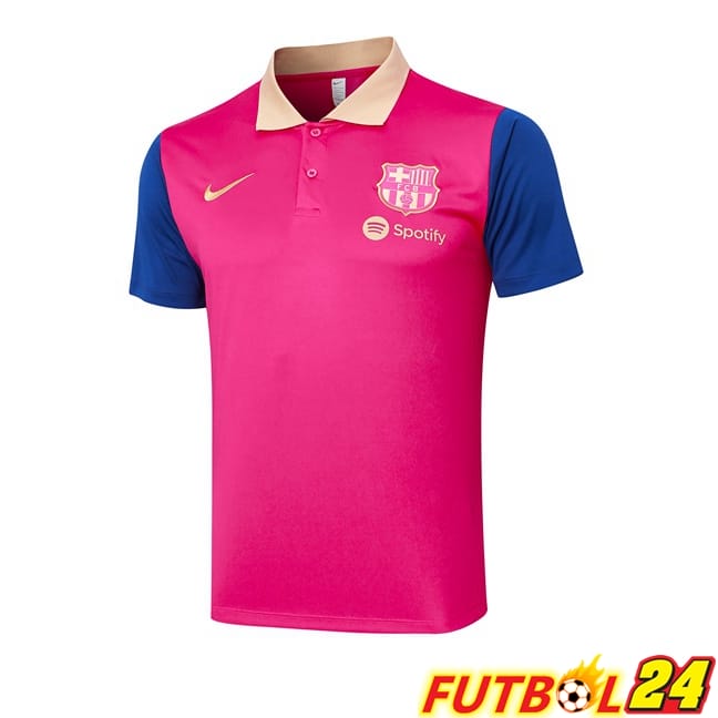 Camiseta Polo FC Barcelona Rosado 2024/2025
