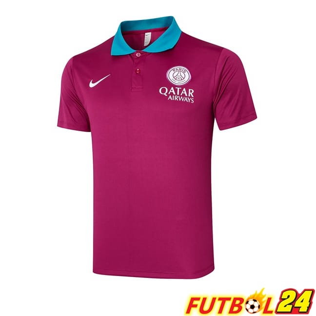 Camiseta Polo Paris PSG Púrpura 2024/2025
