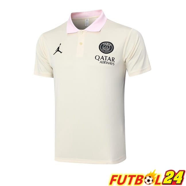 Camiseta Polo Paris PSG Amarillo 2024/2025