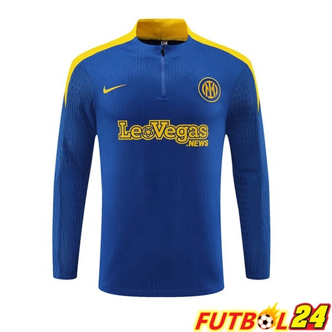 Sudadera De Entrenamiento Inter Milan Azul 2024/2025