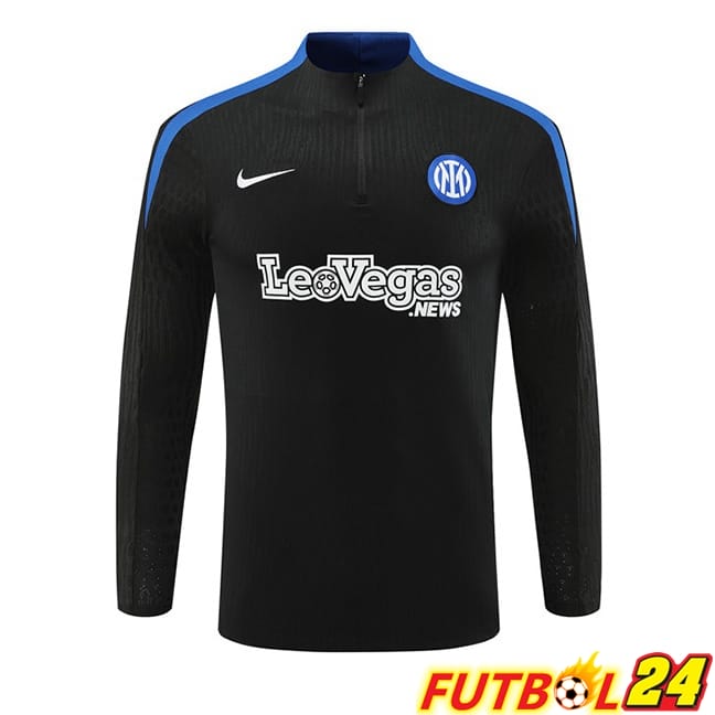 Sudadera De Entrenamiento Inter Milan Negro 2024/2025