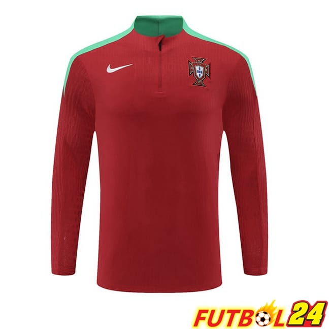 Sudadera De Entrenamiento Portugal Rojo 2024/2025
