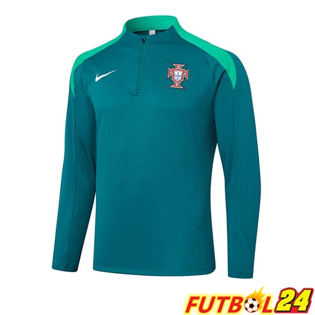 Sudadera De Entrenamiento Portugal Verde 2024/2025