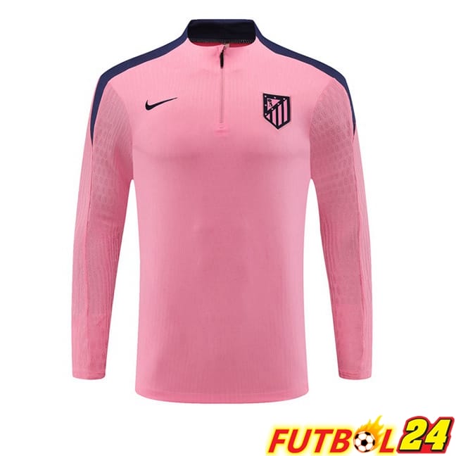 Sudadera De Entrenamiento Atletico Madrid Rosado 2024/2025