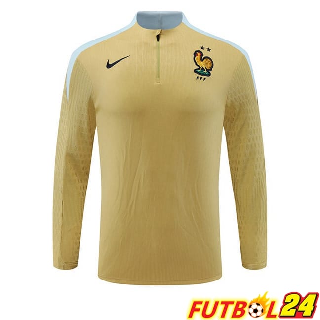 Sudadera De Entrenamiento Francia Amarillo 2024/2025