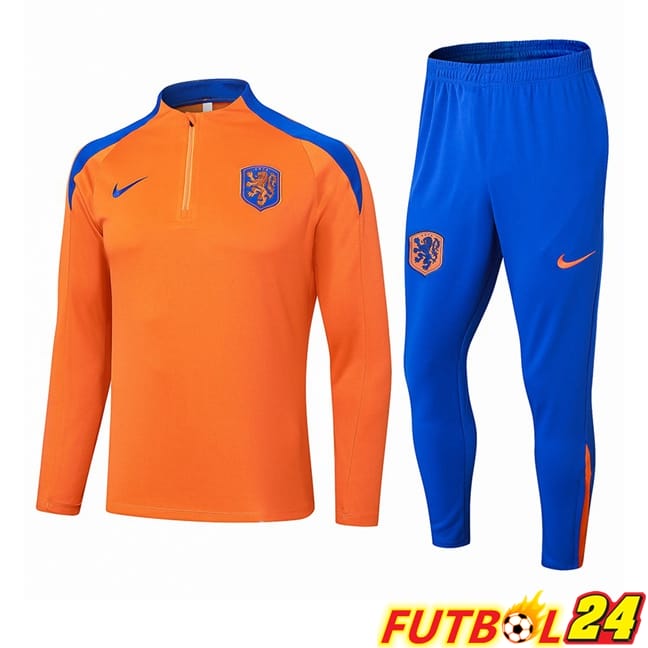 Chandal Equipos De Futbol Países Bajos Naranja 2024/2025