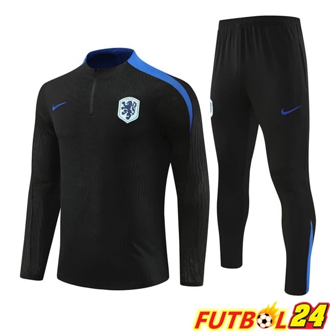 Chandal Equipos De Futbol Países Bajos Negro 2024/2025