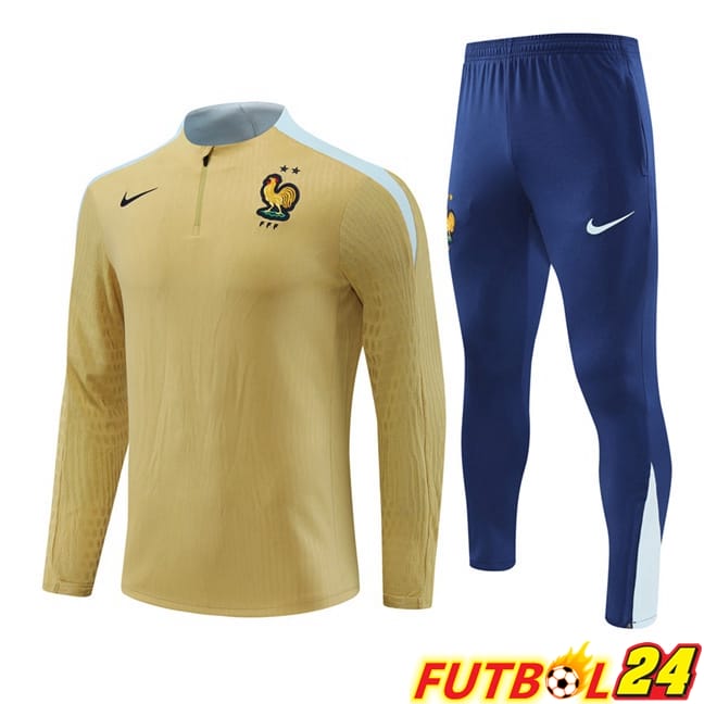 Chandal Equipos De Futbol Francia Amarillo 2024/2025