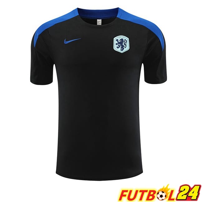 Camiseta Entrenamiento Países Bajos Negro 2024/2025