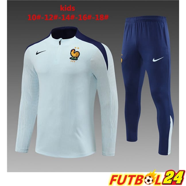 Chandal Equipos De Futbol Francia Ninos Azul 2024/2025