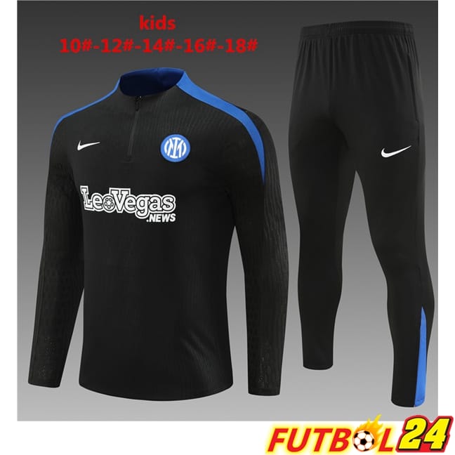 Chandal Equipos De Futbol Inter Milan Ninos Negro 2024/2025