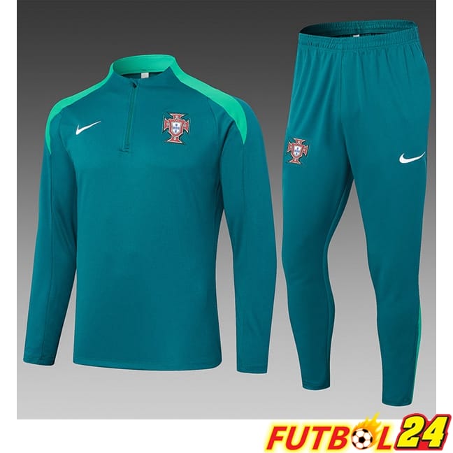 Chandal Equipos De Futbol Portugal Ninos Verde 2024/2025
