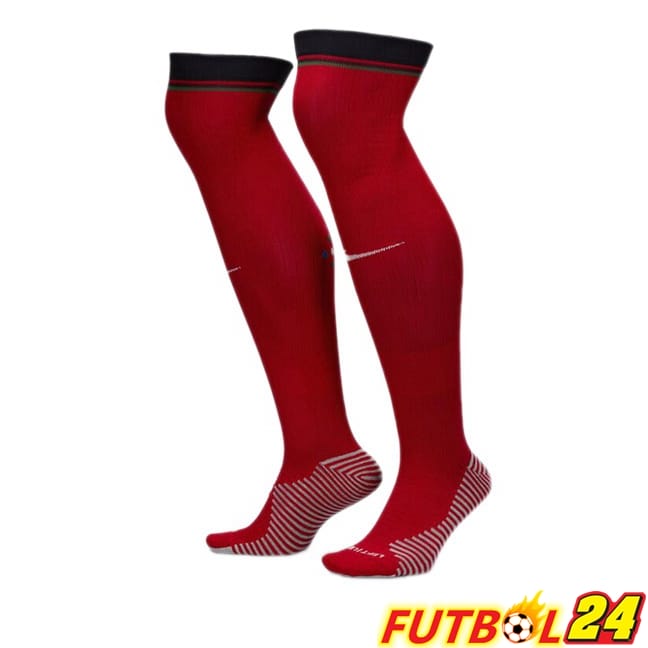 Calcetines De Futbol Portugal Primera Rojo 2024/2025