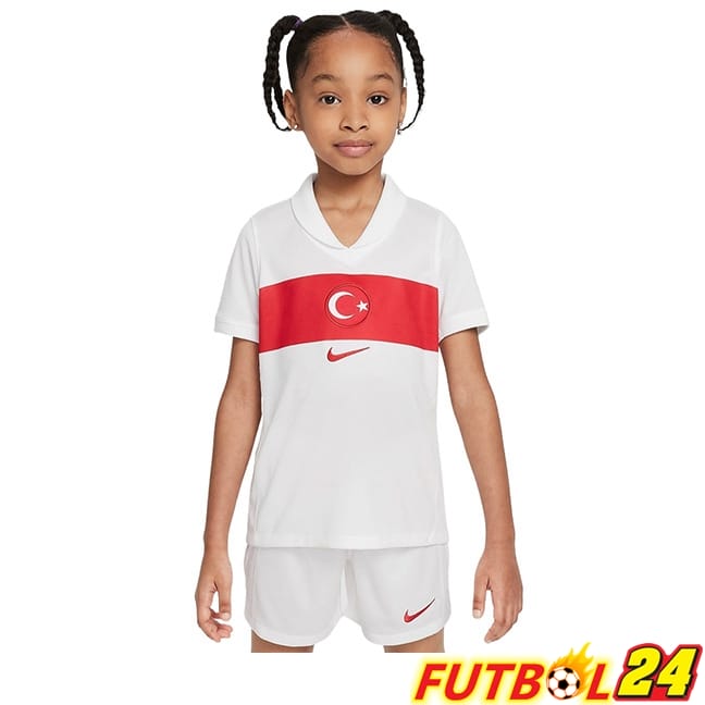 Camisetas De Futbol Turco Ninos Primera UEFA Euro 2024