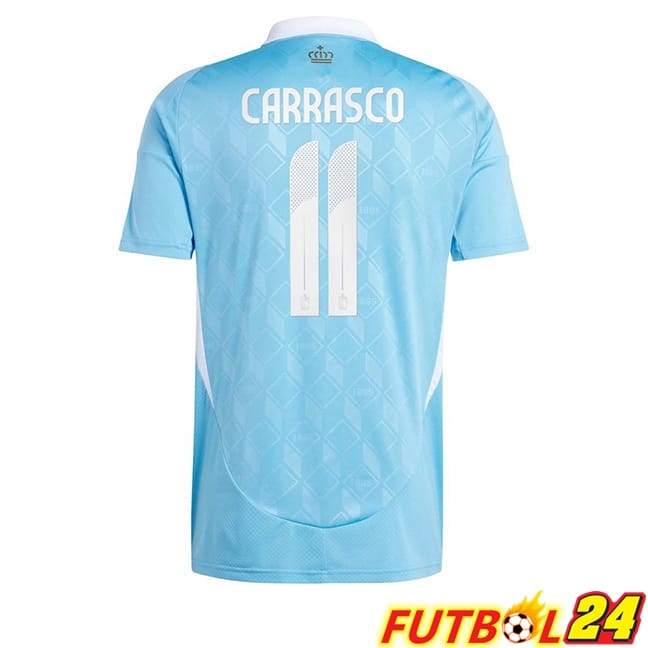 Camiseta Nacional Bélgica (CARRASCO 11) Segunda UEFA Euro 2024