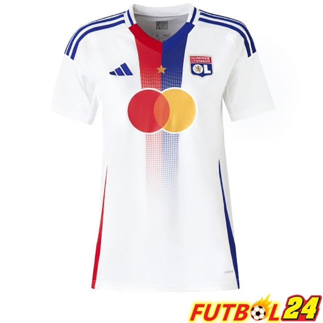 Camisetas De Futbol Lyon Mujer Primera 2024/2025