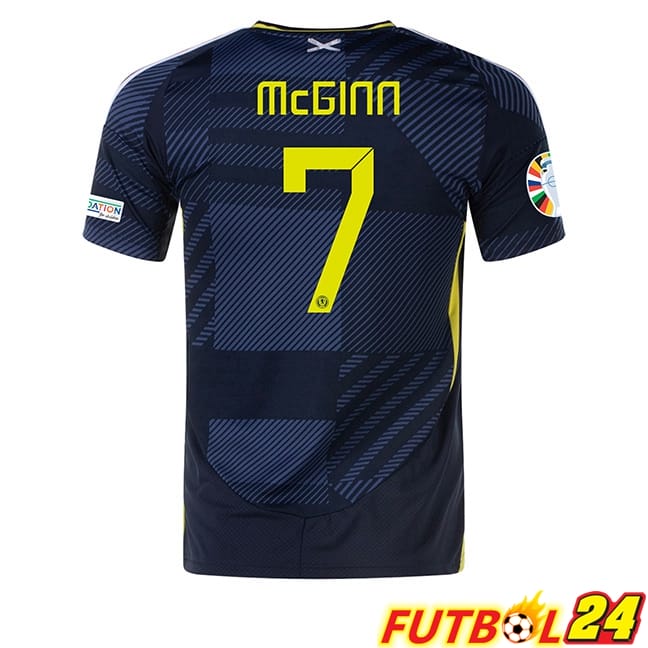 Camiseta Nacional Escocia (McGINN 7) Primera UEFA Euro 2024