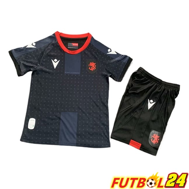 Camisetas De Futbol Georgia Ninos Segunda UEFA Euro 2024