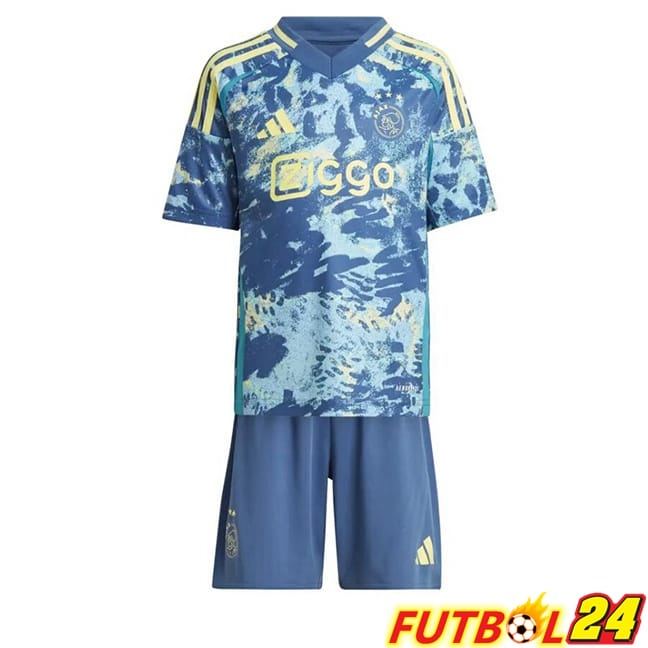 Camisetas De Futbol AFC Ajax Ninos Segunda Azul 2024/2025