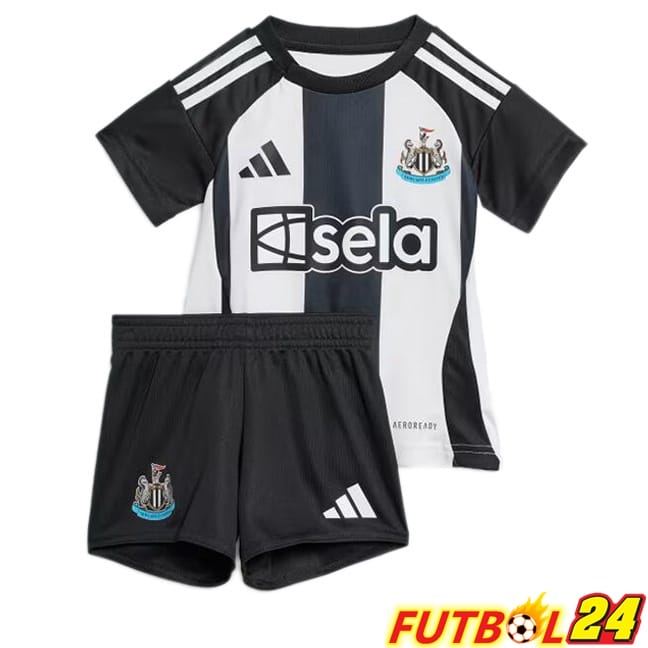 Camisetas De Futbol Newcastle United Ninos Primera Blanco Negro 2024/2025