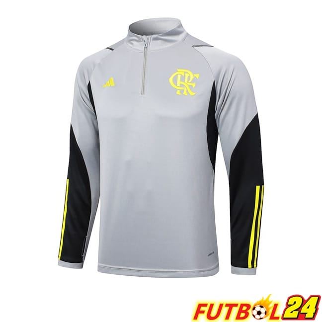 Sudadera De Entrenamiento Flamengo Gris 2024/2025