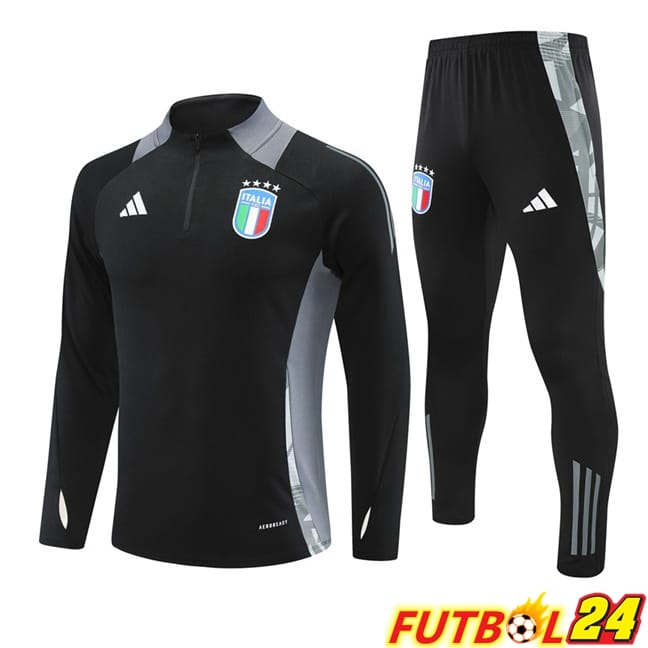 Chandal Equipos De Futbol Italia Negro 2024/2025