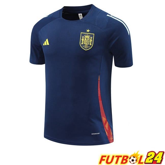 Camiseta Entrenamiento España Azul Real 2024/2025