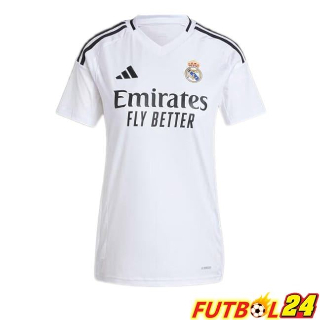 Camisetas De Futbol Real Madrid Mujer Primera Blanco 2024/2025
