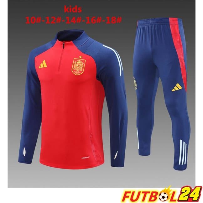 Chandal Equipos De Futbol España Ninos Rojo 2024/2025