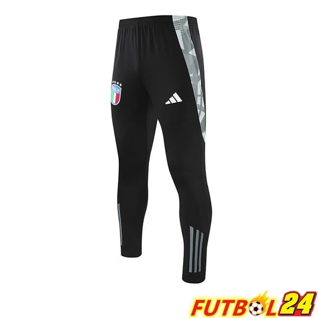 Pantalon Entrenamiento Italia Negro 2024/2025