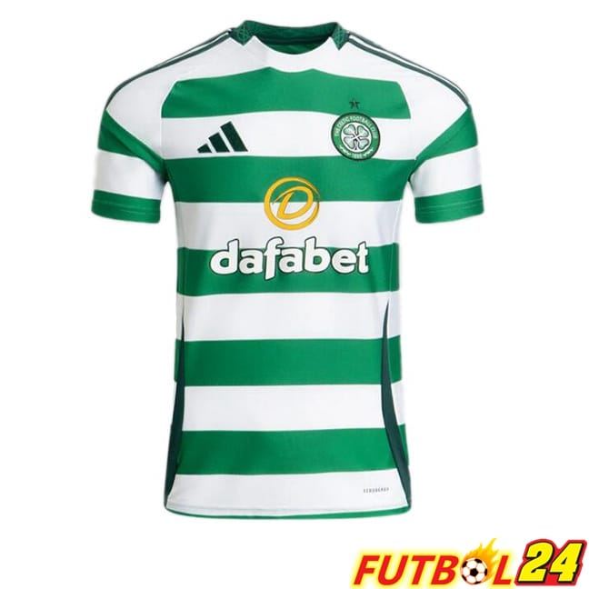 Camisetas De Futbol Celtic FC Primera Verde Blanco 2024/2025